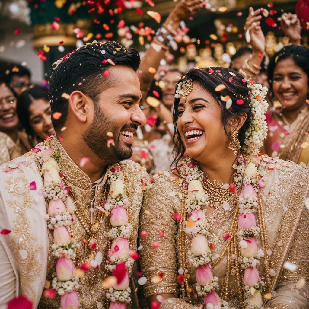 Illustrative wedding photograph